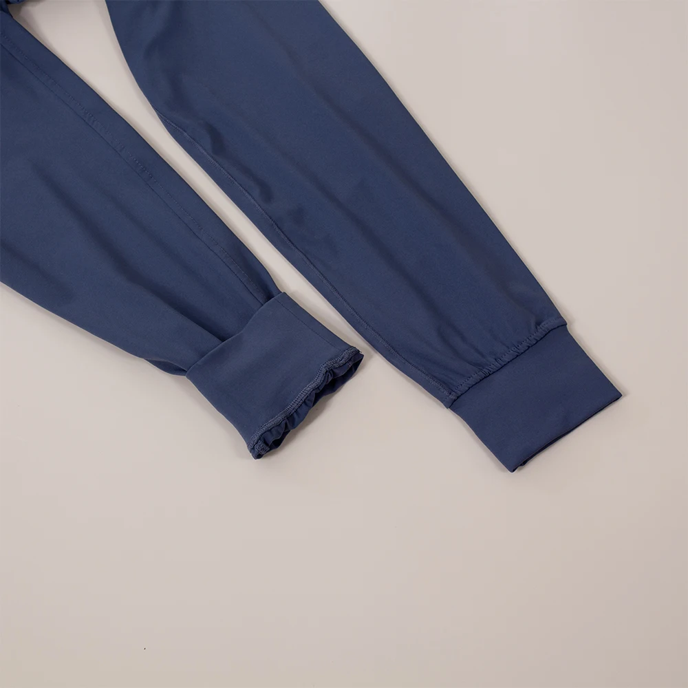 Lulu Women High Waist Loose Elasticity Casual Fitness Yoga Pants With Pockets Outdoor Drawstring Breathable Jogging Sports Pants