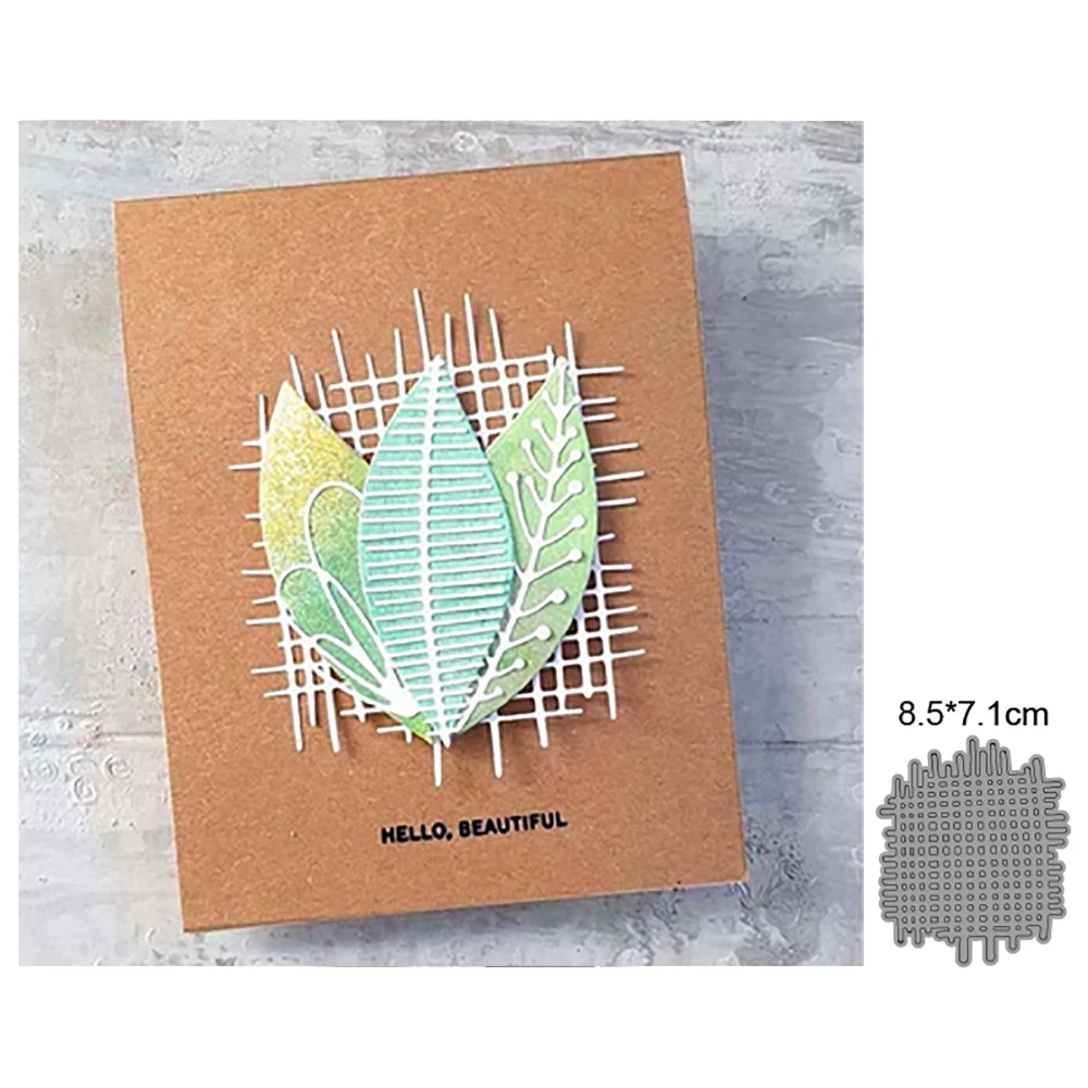 

Grid background 2022 New Metal Cutting Dies Decoration Scrapbook Knife Mould Blade Punch Stencils Dies