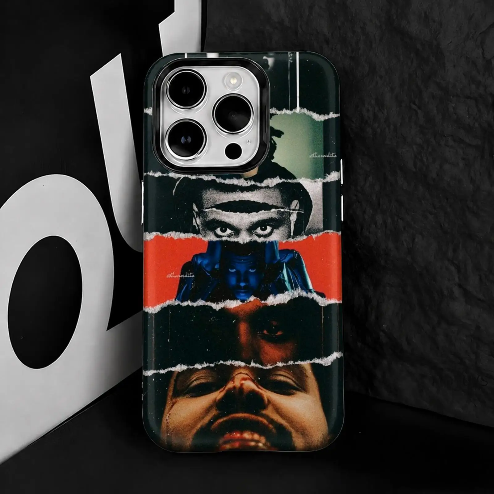 Фото Чехол для телефона Rap The W-Weeknd для iPhone 17 16 15 14 13 12 11 Pro Max Air, двухслойный, противоударный, защитный, 2-в-1 №4