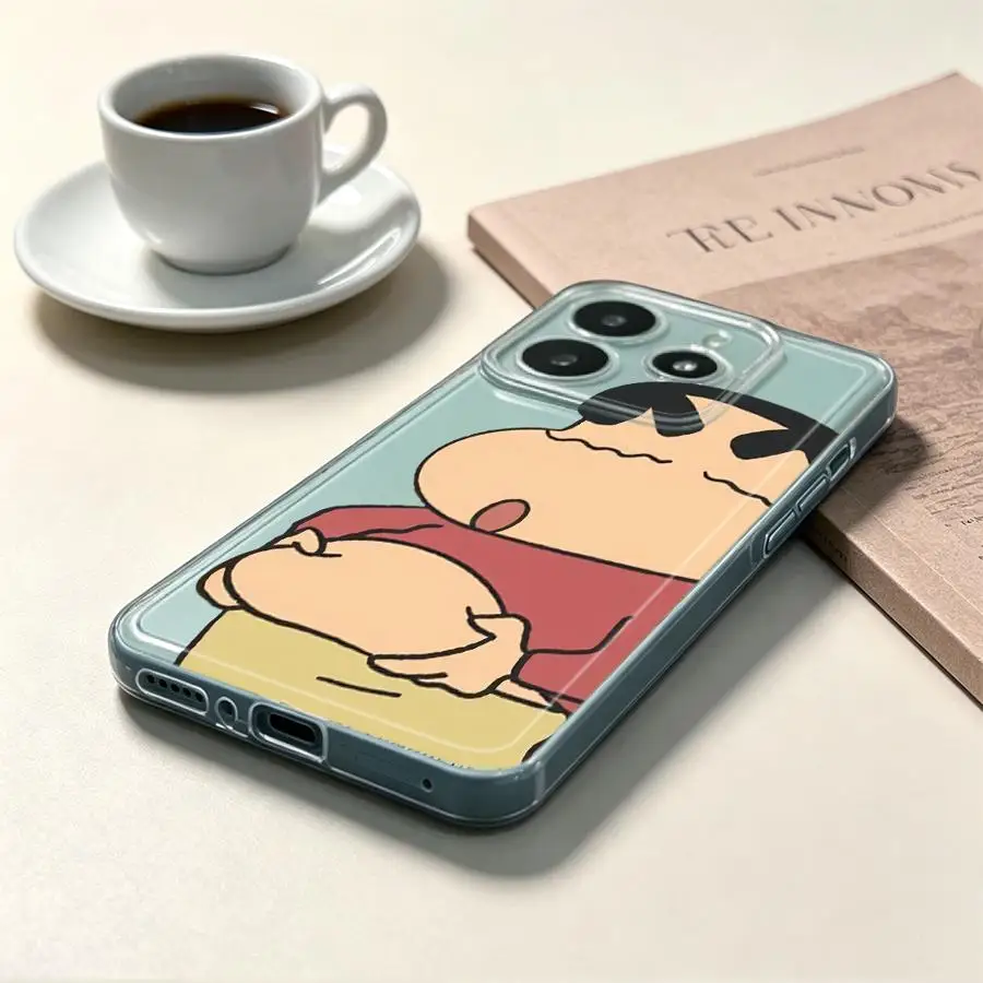 Фото Чехол для Xiaomi Poco X3 Pro X3 NFC, мягкий чехол для телефона, милый чехол Shin-ChanS №5