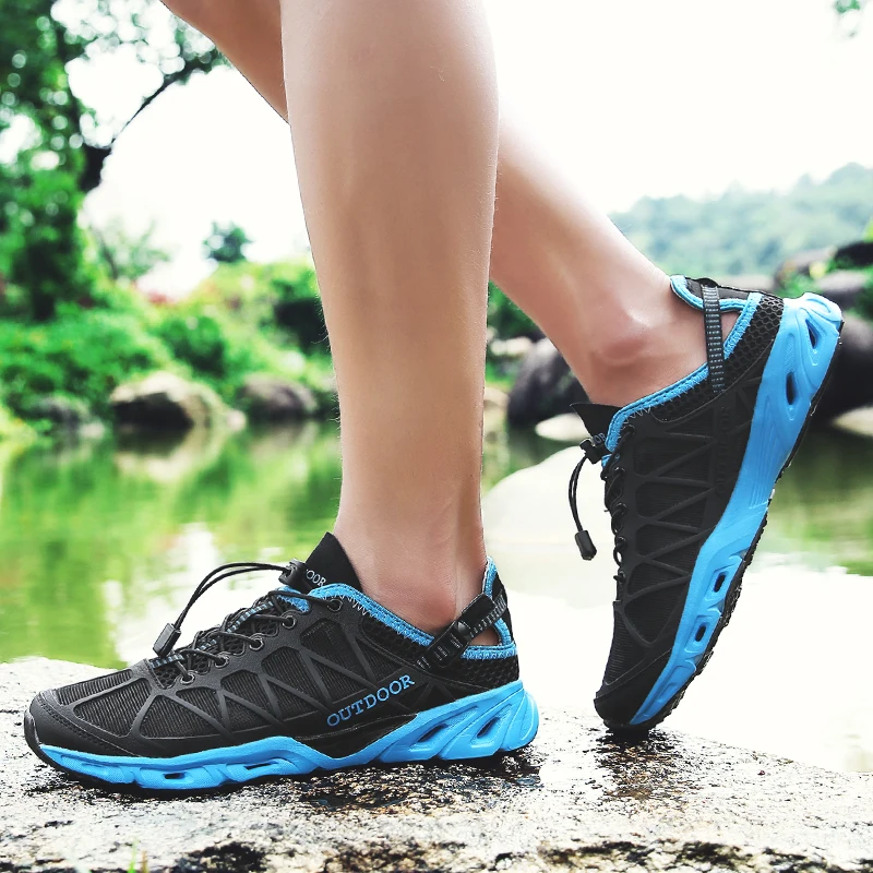 High Quality Men Hiking Shoes Outdoor Women Breathable Sneakers Mountain Climbing Hiking Boots Men Hunting Trekking Sport Shoes