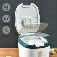 household rice bucket anti insect moisture proof metering automatic pressing and sealing large capacity rice storage box storage