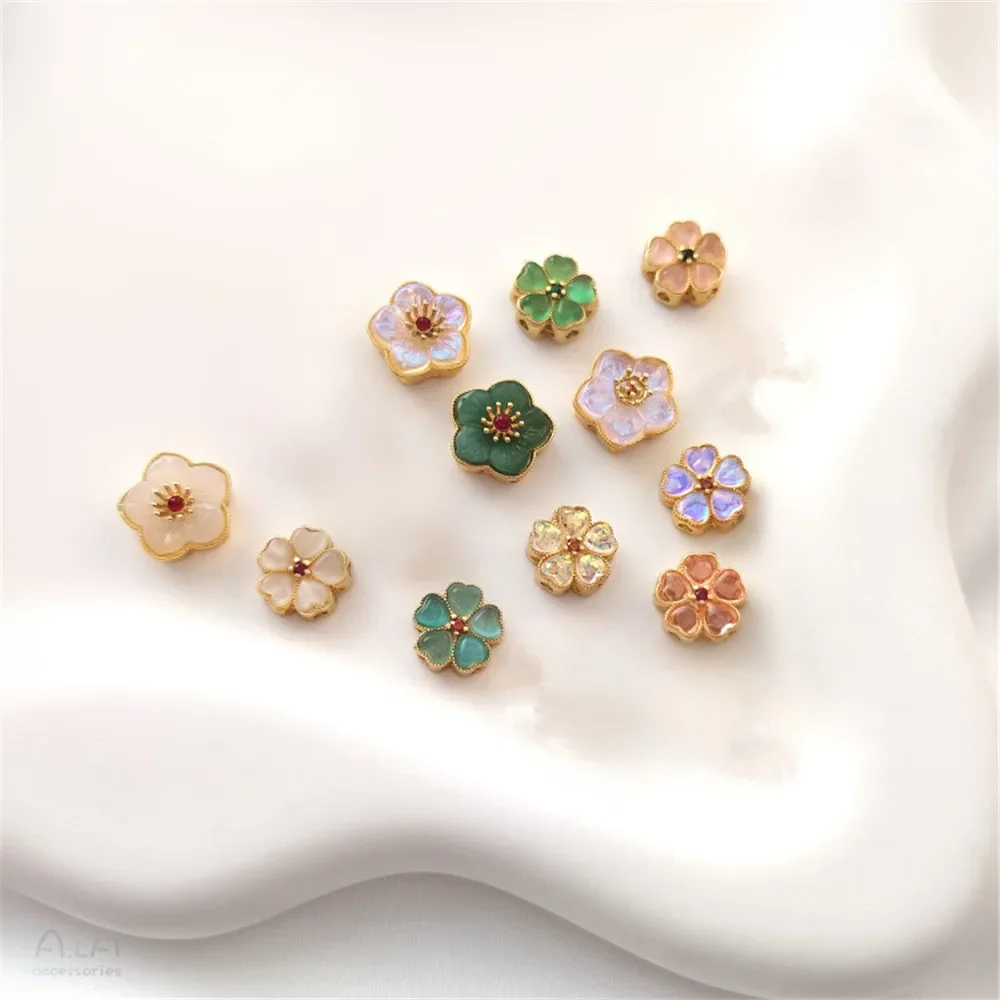 Медное покрытие матовое золото инкрустированный камень кошачий глаз