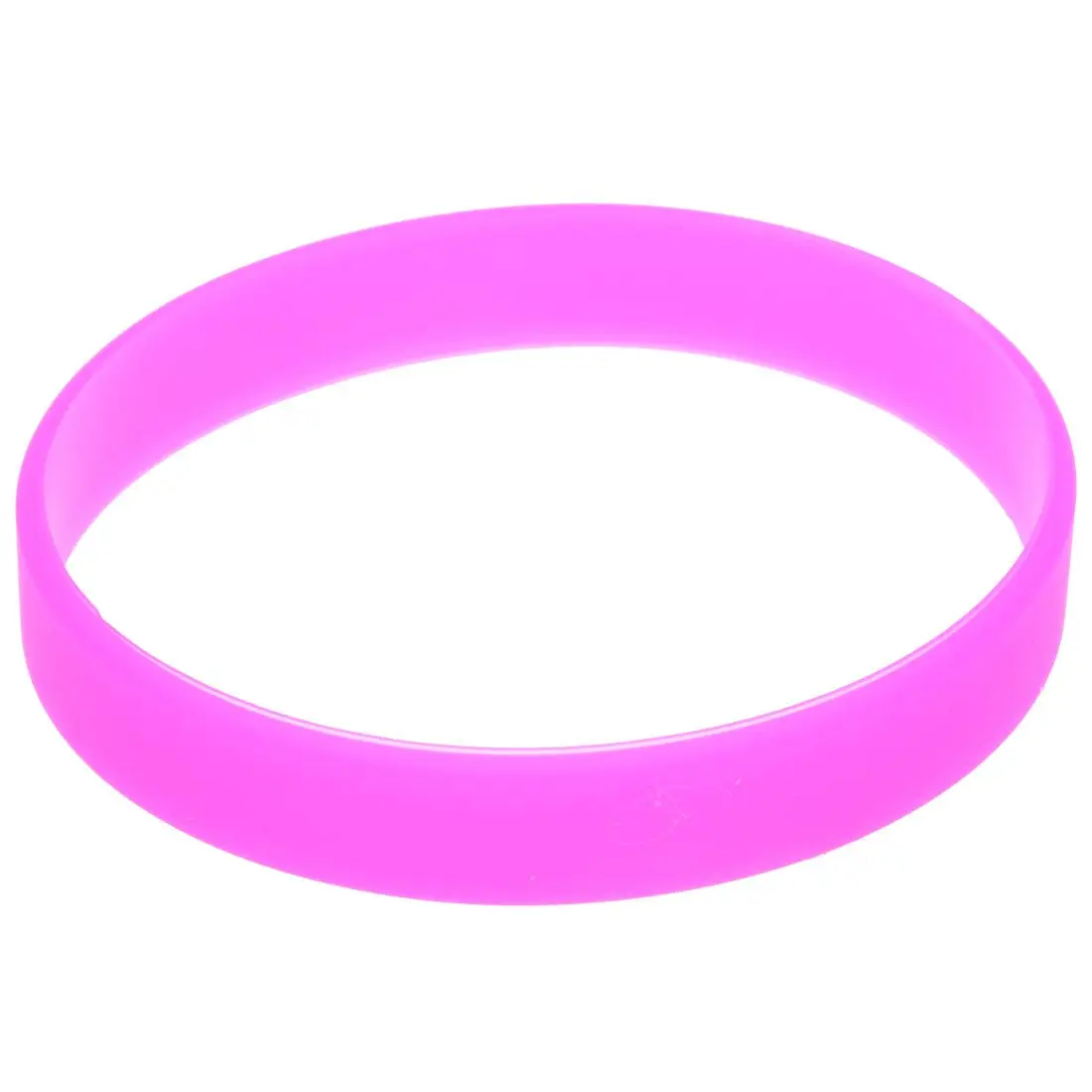 

Fashion Silicone Rubber Elasticity Wristband Wrist Band Cuff Bracelet Bangle Rose red