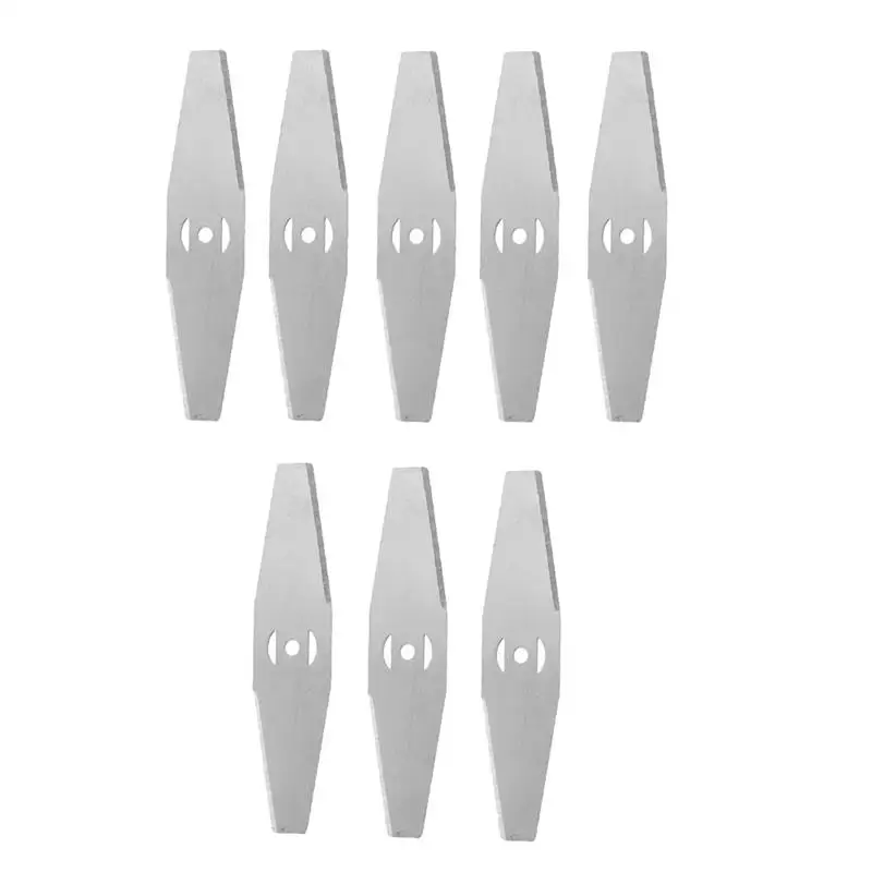 

8pcs Lawn Mower Blades Cutting Blades Metal Garden Grass Trimming Blades