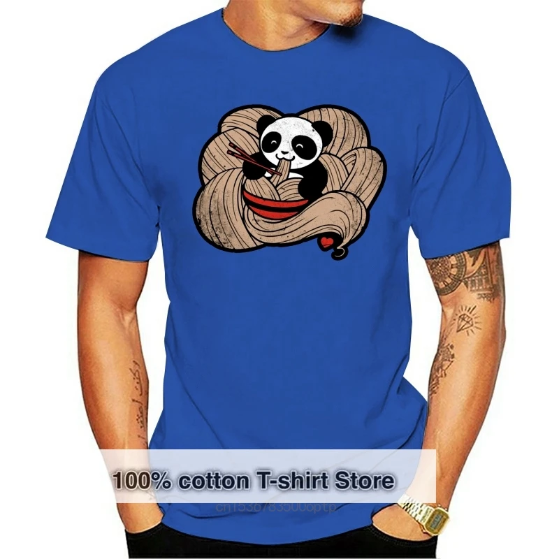 

Shirt Woot Mens T-shirt L Black Panda Eating Ramen Graphic Tee Shirt Summer T Shirt Brand Fitness Body Building Top Tee