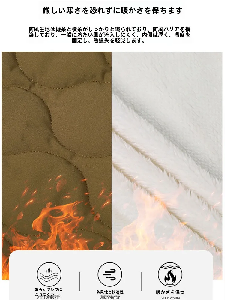 Утепленное короткое пальто на флисовой подкладке. Женское хлопковой Осень и зима