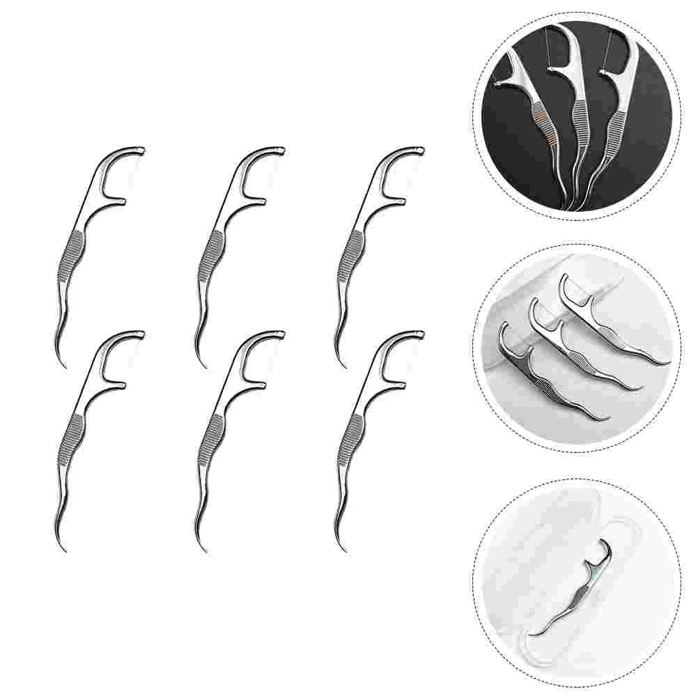 

6pcs Washable Durable Simple Tooth Cleaning Tool Supplies for Co-worker Family