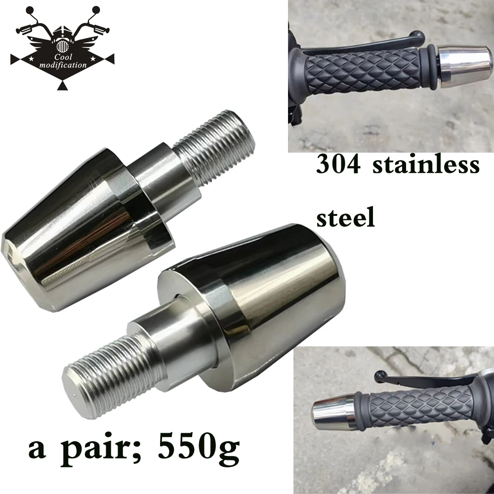 

For Yamaha FZ09 FZ10 FZ07 FJ MT Motorcycle Accessories Stainless steel Handlebar Grips Handle Bar Cap End Plugs stainless steel