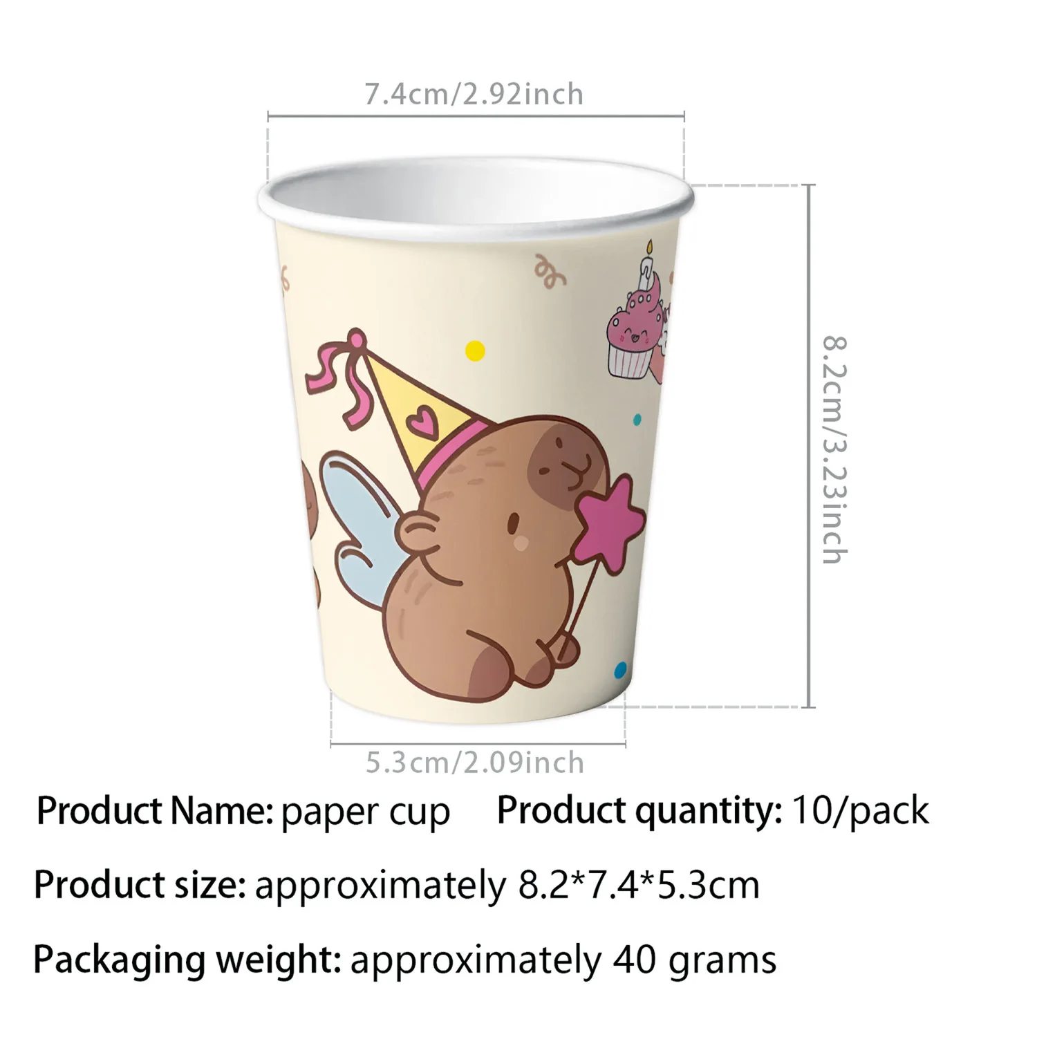 

Наборы бумажной посуды Disney Капибара для дня рождения