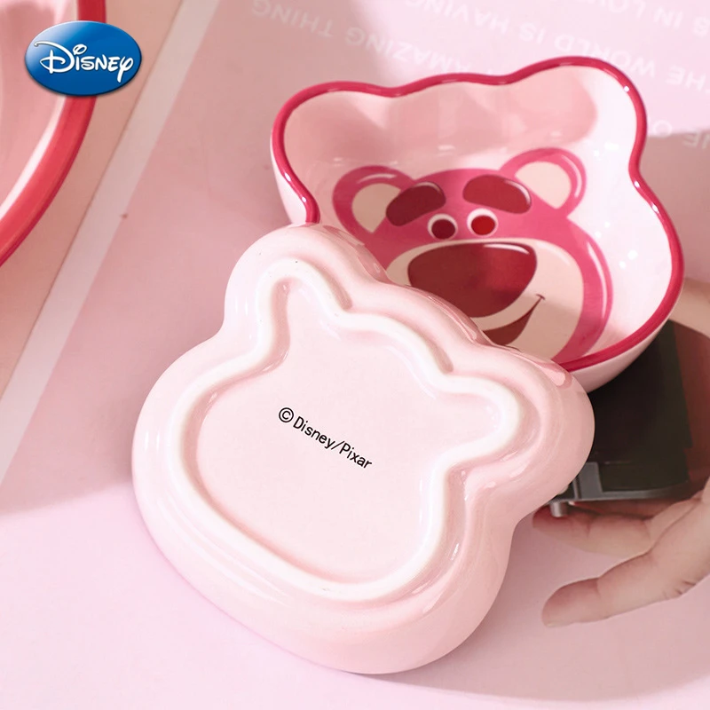 Керамическая боковая тарелка Disney Lotso закуска разноцветная миска с изображением