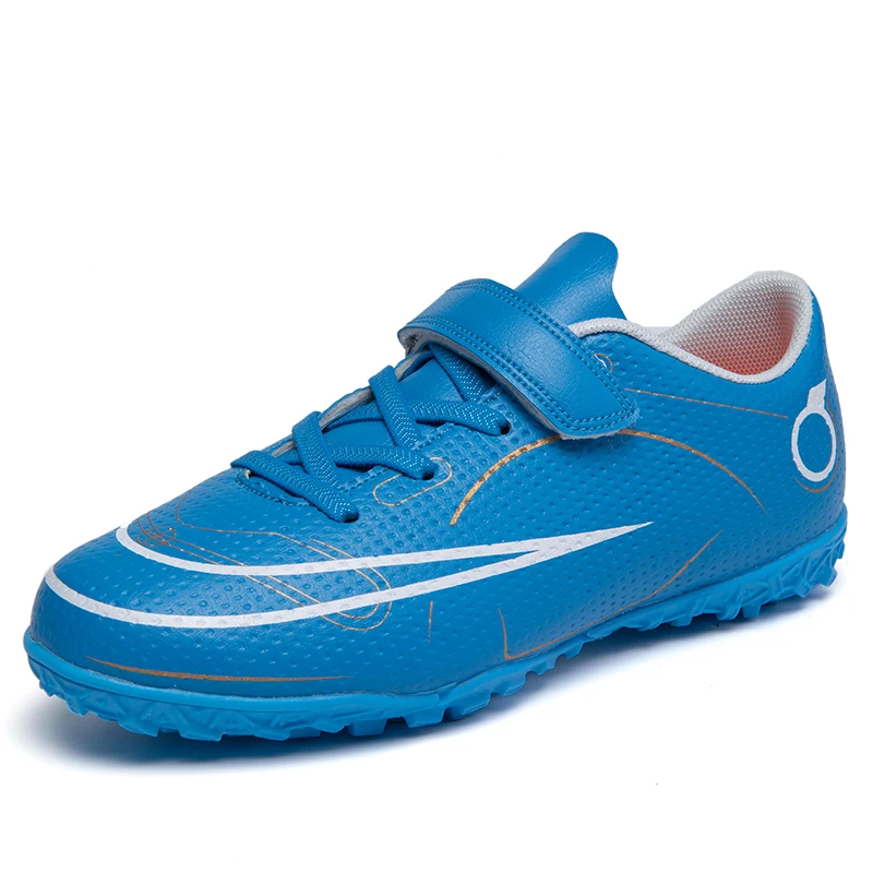 Kids Boys Girls Soccer Shoes Summer Non-slip Splint Soccer Training Shoes Artificial Grass TF/Ag Shoes 31-39