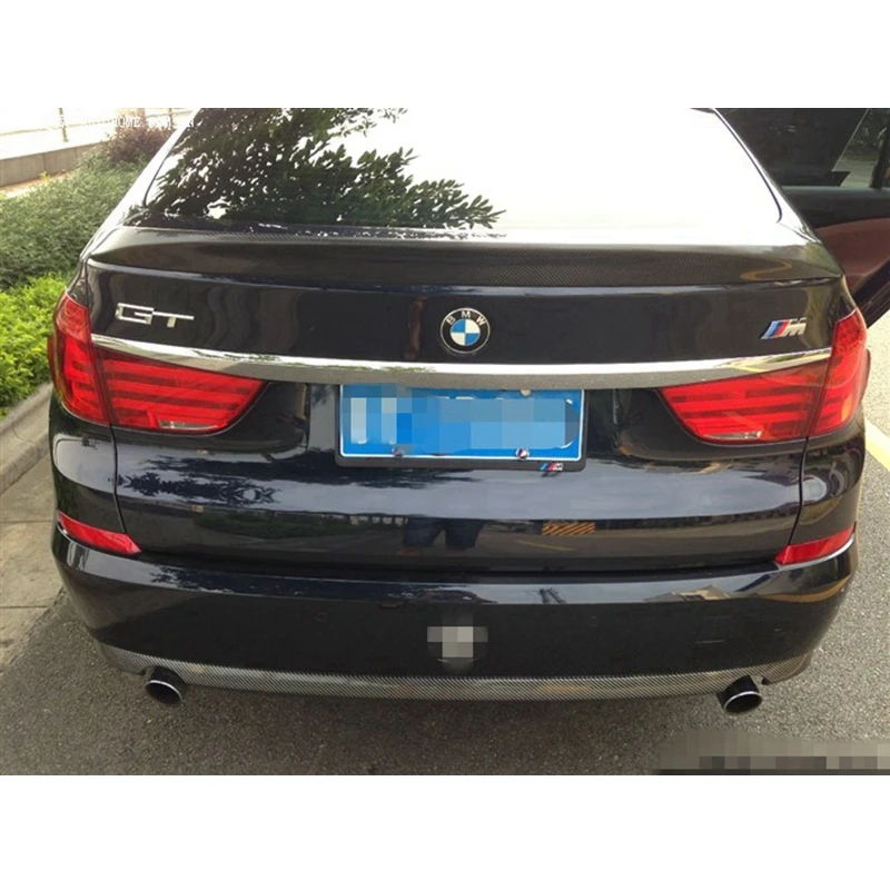 Для BMW 5 серии GT F07 AC стиль углеродное волокно задний спойлер крыло багажника 2010-2013