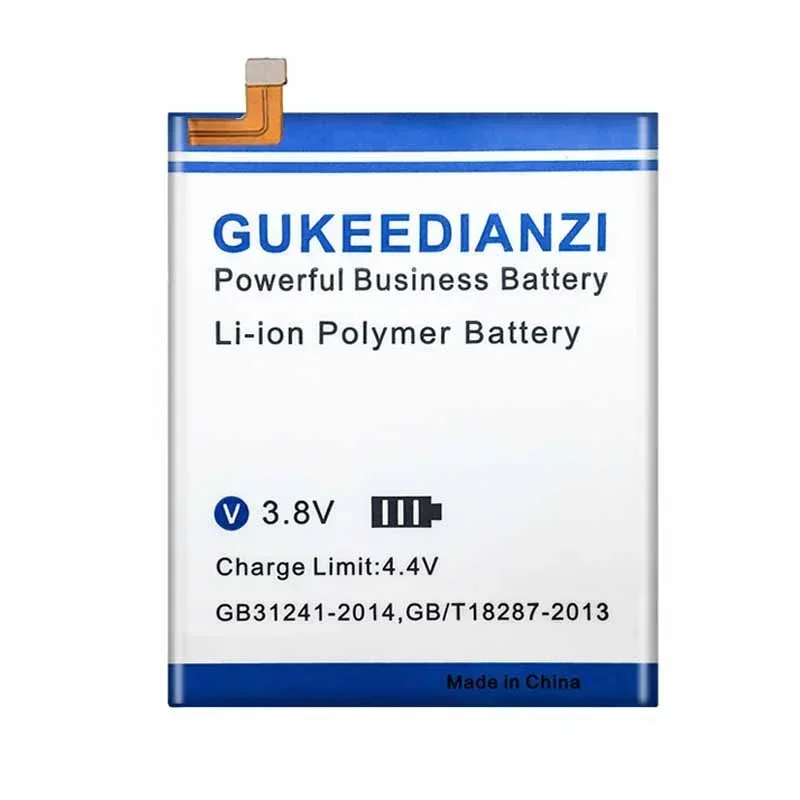 Сменный аккумулятор GUKEEDIANZI для ZTE Axon 7 Mini Axon7 5 2 дюйма Стандартная батарея 4950 мАч