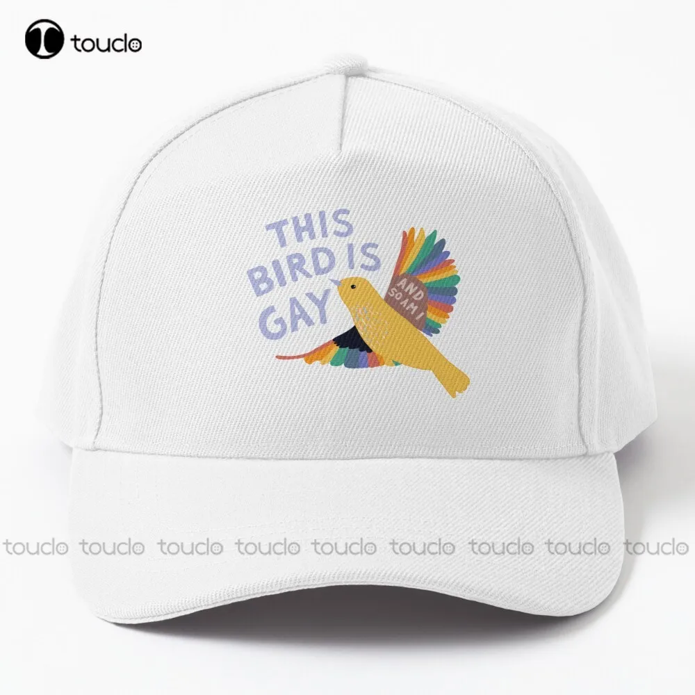 

Эта птица-гей (и так Am I), бейсболка, забавная Кепка для мужчин, хлопковая уличная простая винтажная козырек, Повседневная Кепка s, хлопковая д...