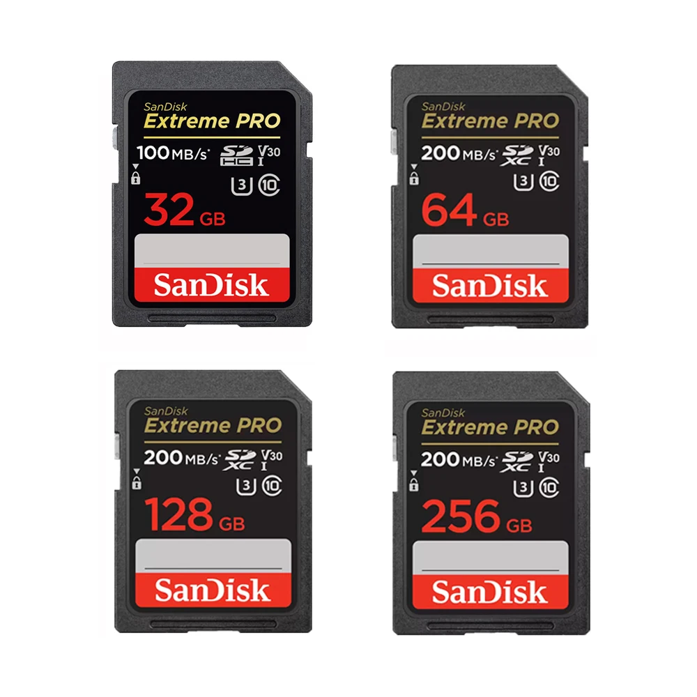 SD-Карта SanDisk Extreme PRO 32-128 ГБ 256-100
