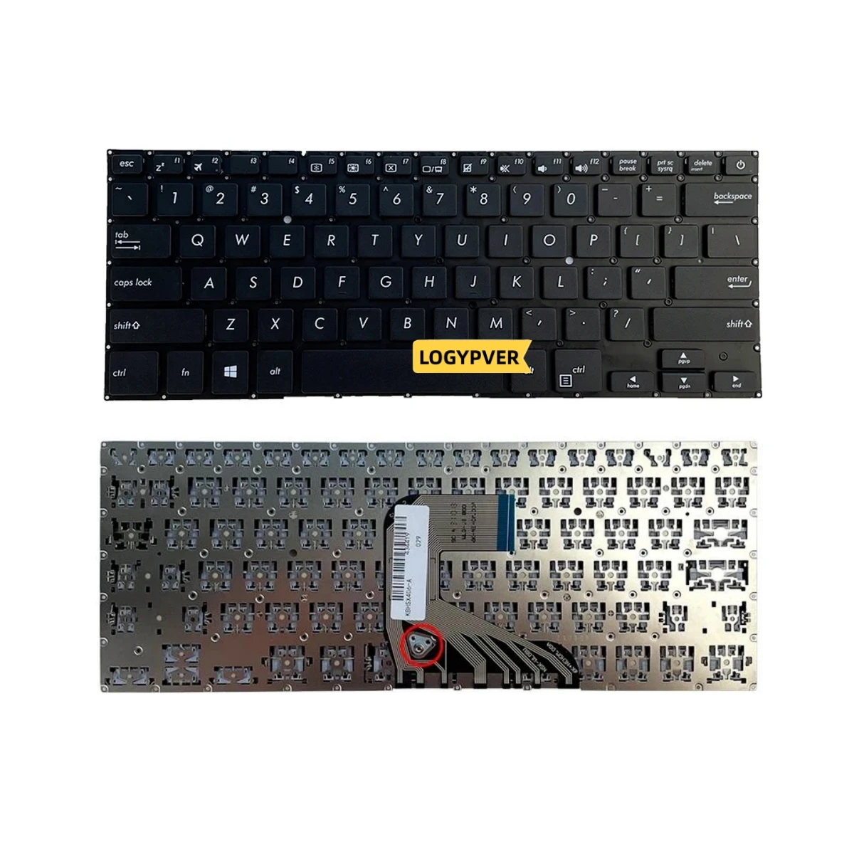 

Клавиатура для ноутбука Asus VivoBook X406U S406U S406 V406U Y406U, английская, Черная
