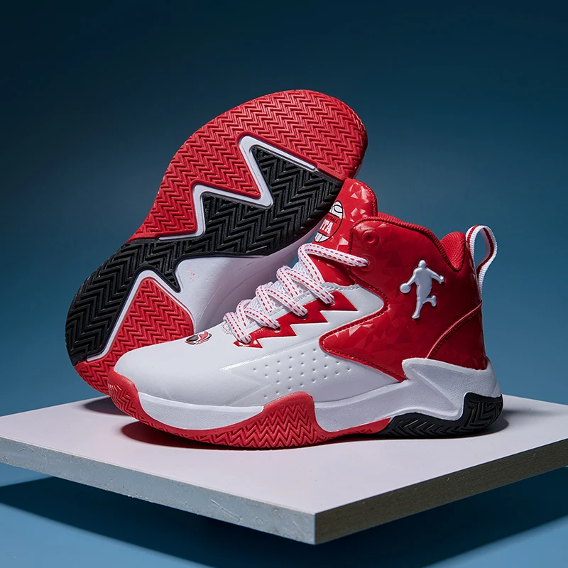 

New Boys Brand Basketball Shoes for Kids Sneakers Thick Sole Non-slip Children Sports Shoes Child Boy Girl Shoes Basket Enfant
