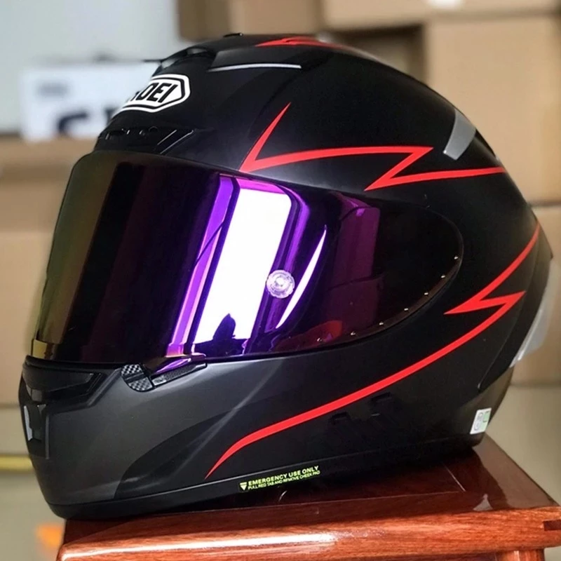 

Шлем SHOEI X14, шлем для гоночного мотоцикла на все лицо, матовый черный, 60-е юбилейное издание, X14