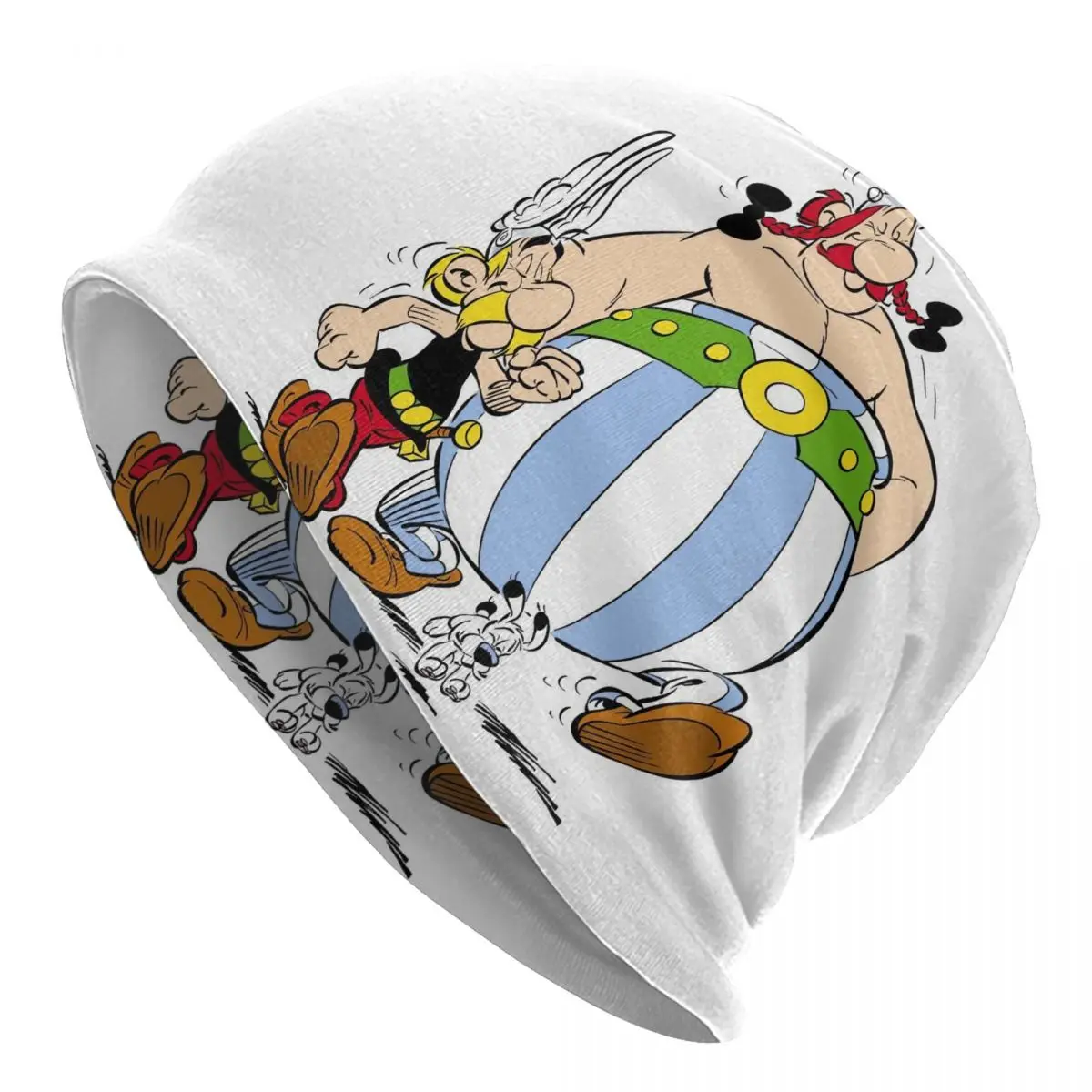 Asterix Obelix Adult Men's Women's Knit Hat Keep warm winter Funny knitted hat