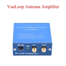 YouLoop Magnetic Antenna Amplifier Portable 250mW Passive Loop Antenna SMA/BNC/3.5MM Audio Low Loss Broadband For HF and VHF