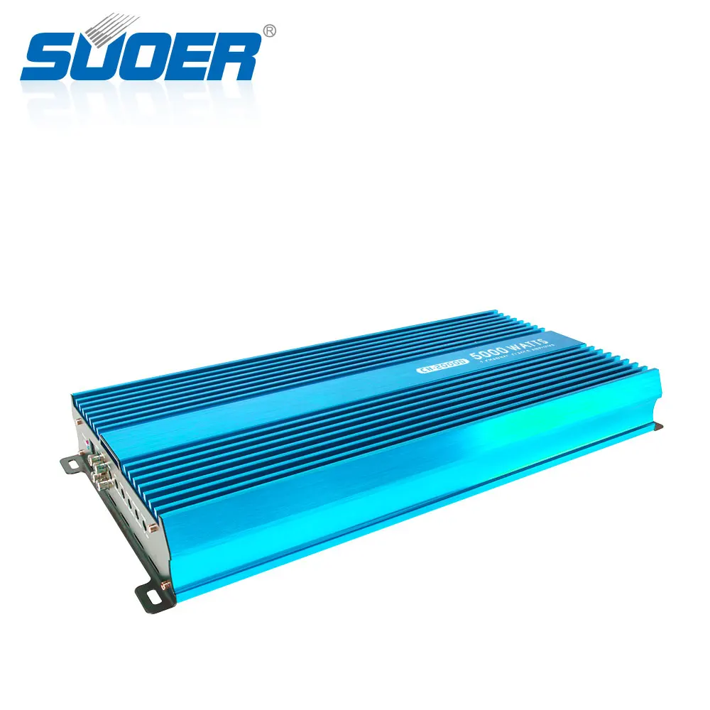 

Suoer CH-2000D 12V Complete adjustment function professional MONO channel class D car amplifiers 5000w