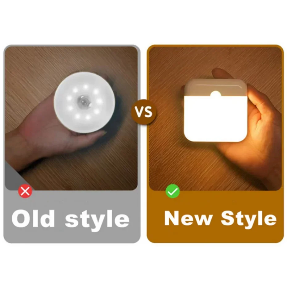 Пассивный инфракрасный датчик движения Φ USB Перезаряжаемый с переключателем