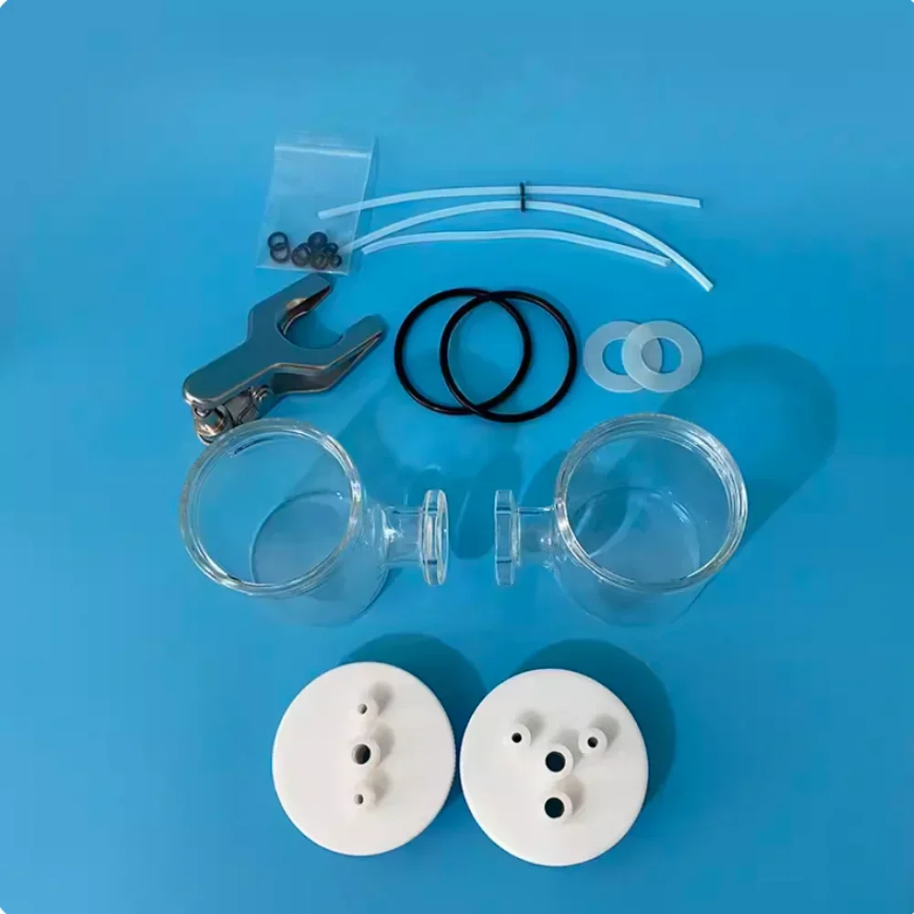 Герметичная ячейка типа H. электролитическая H-типа со сменной ионнообменной