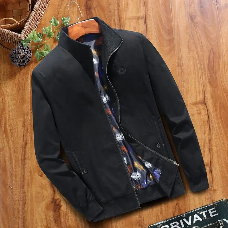 2023 New Fashion Fleece Solid Winter Coat Men Thick Warm Mens Winter Jacket Windproof Gift for Father Husband Parka E84