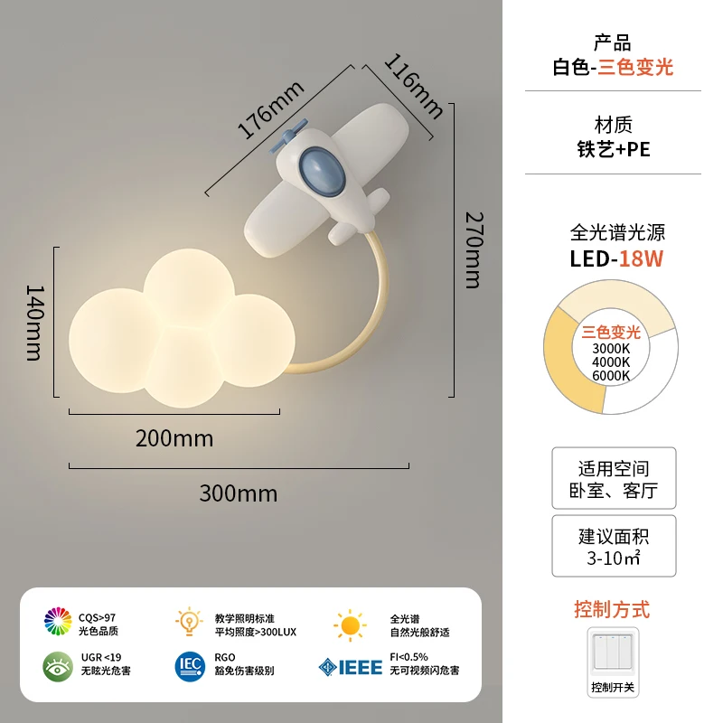

Настенная лампа QIYAKE для детской комнаты
