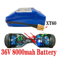 36v 8000mah battery packs rechargeable li ion battery for self balancing electric scooter hoverboard unicycle