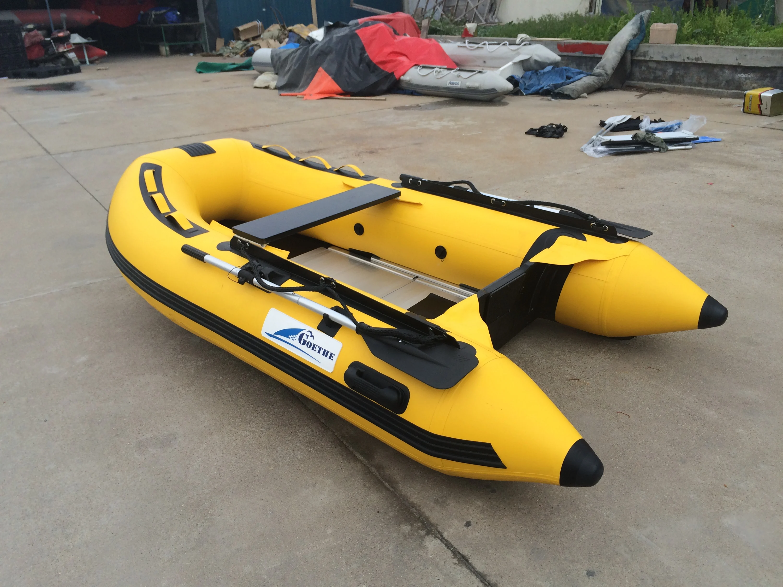 Яхта из алюминиевого сплава нижняя штурмовая лодка надувная резиновая для