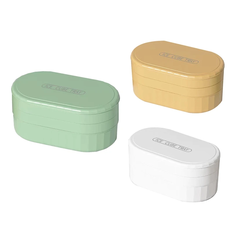 

Силиконовый поднос для льда, 72 ячейки, форма для безопасного приготовления льда, контейнер для льда большой емкости, коробка для хранения ль...