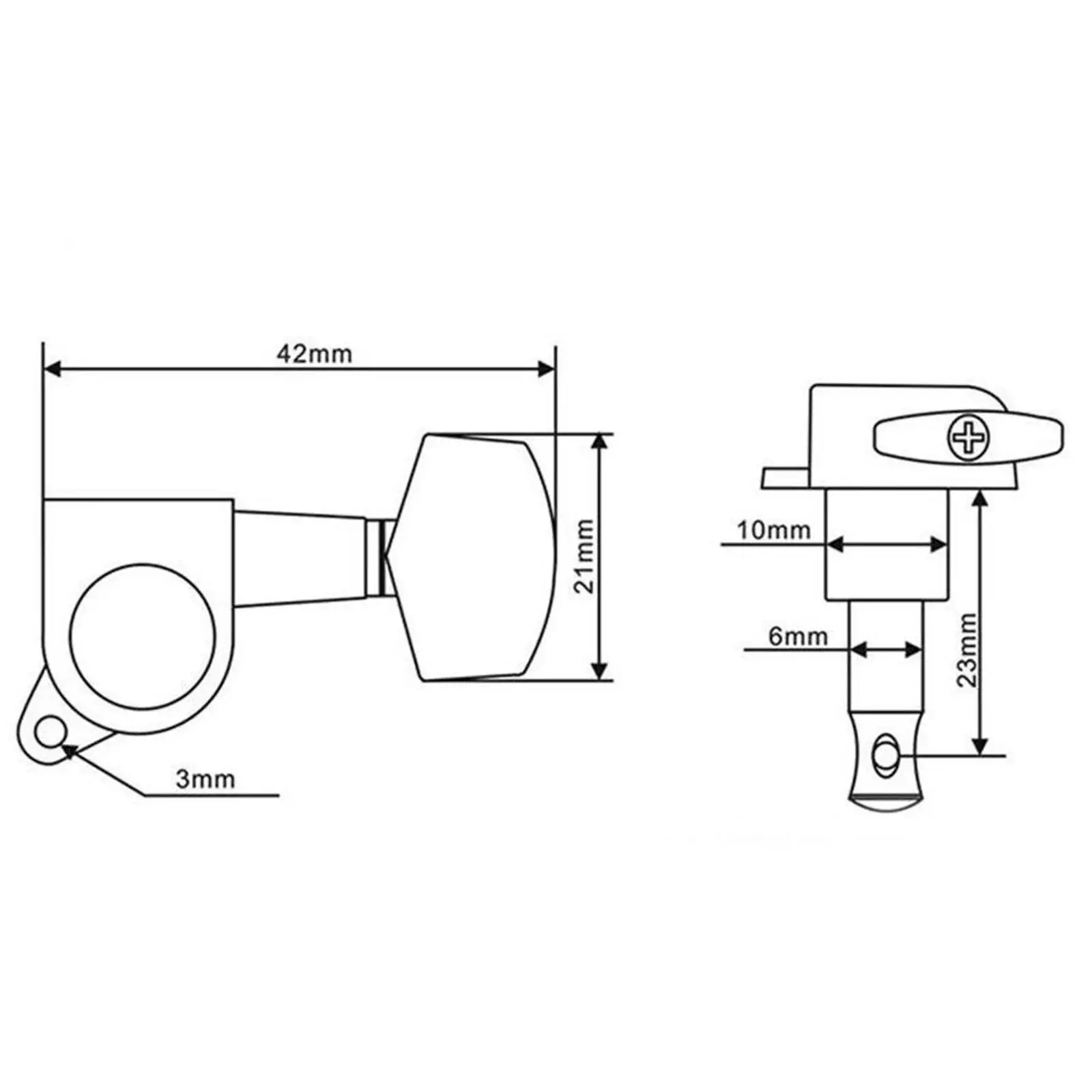 6 шт. тюнеры для акустической гитары 3л и 3R