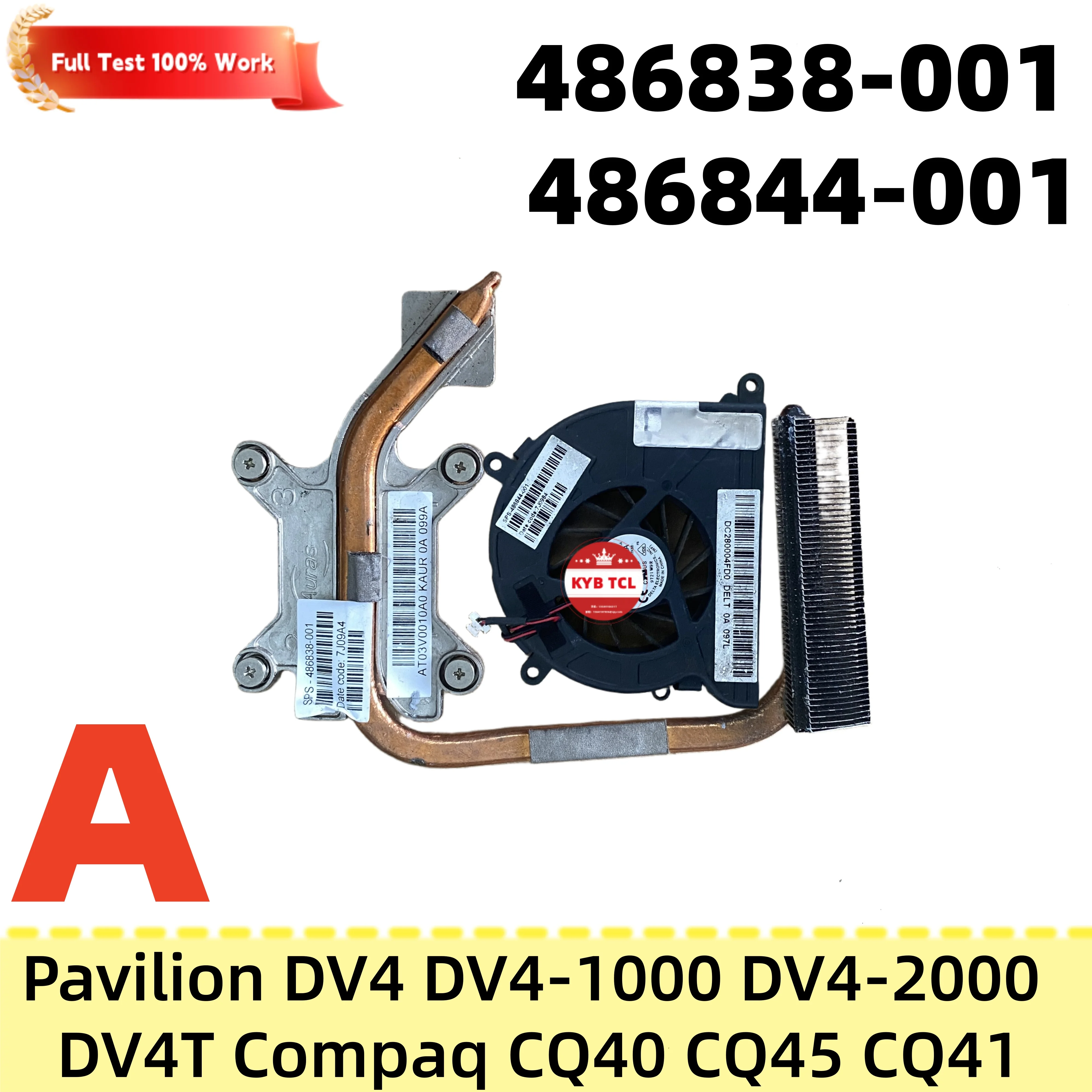Фото LS-4101P LS-4102P 486844-001 487355-001 DA280004FS0 F0 DC02000IQ00 USB-плата или разъем питания DC IN, вентилятор с радиатором, плата кнопки питания для HP Pavilion DV4 DV4-1000 DV4-2000 DV4T Compaq CQ40 CQ45 CQ41 №2