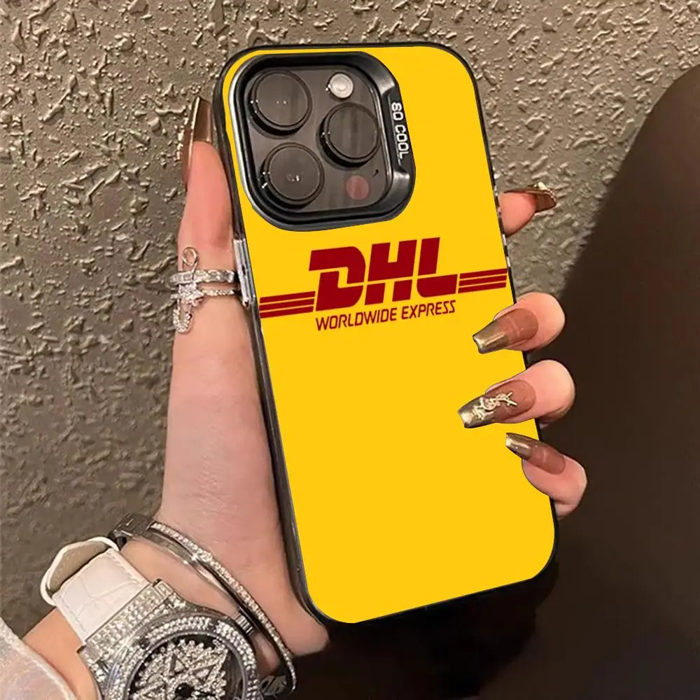 Роскошный международный чехол для телефона Express D-DHl черный цветной серебристый