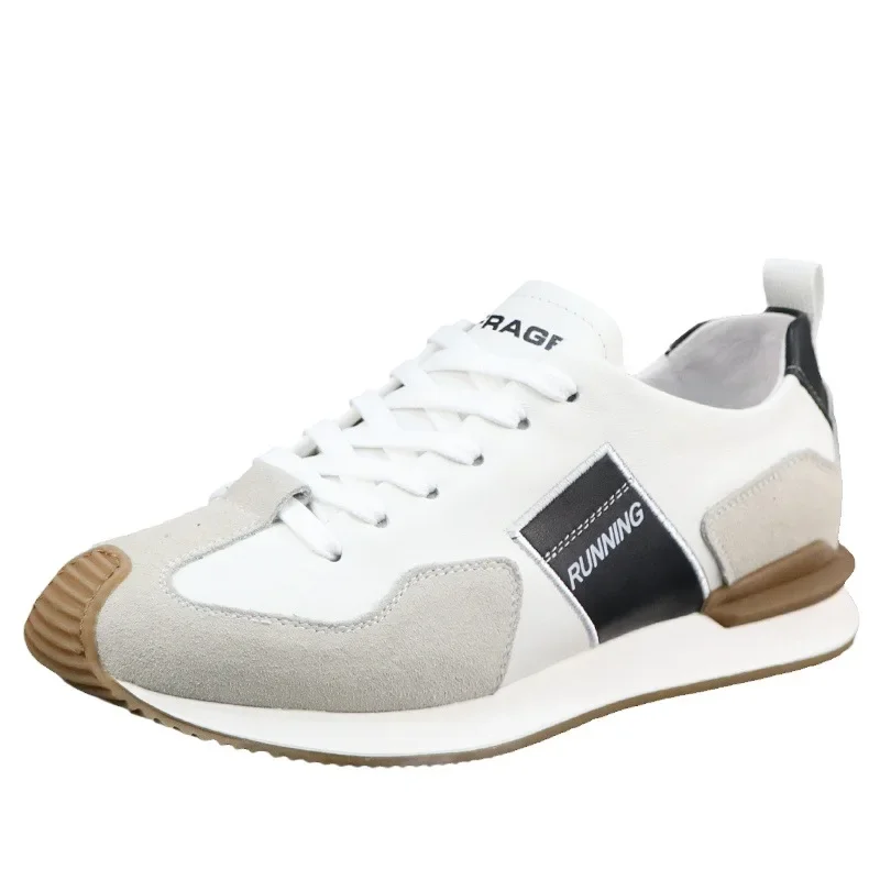 CLAIAMI Мужская обувь из натуральной коровьей кожи спортивная повседневная