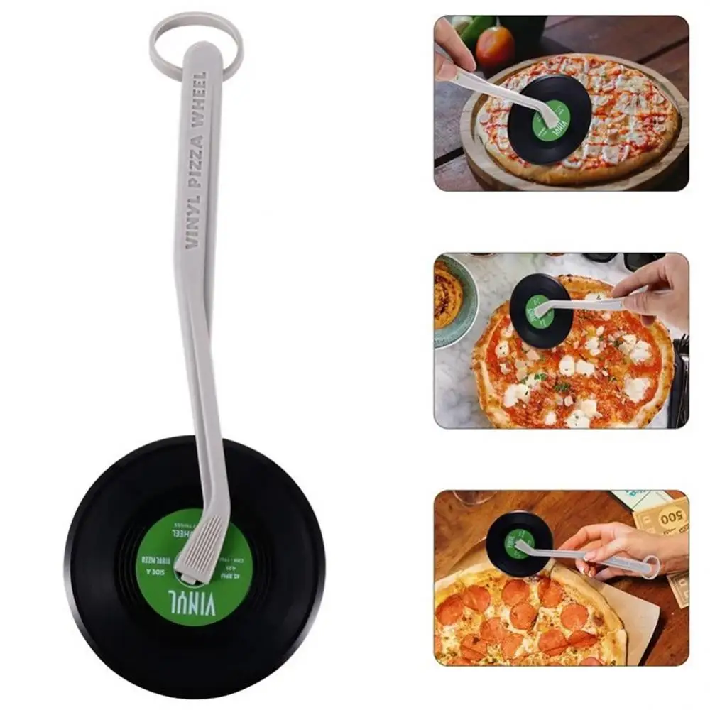 Vinyl Record Cookie Pizza Pastry Roller Cutter Pizza Knife Cookie Cake Roller Wheel Bakeware Kitchen Accessories Cooking Tools