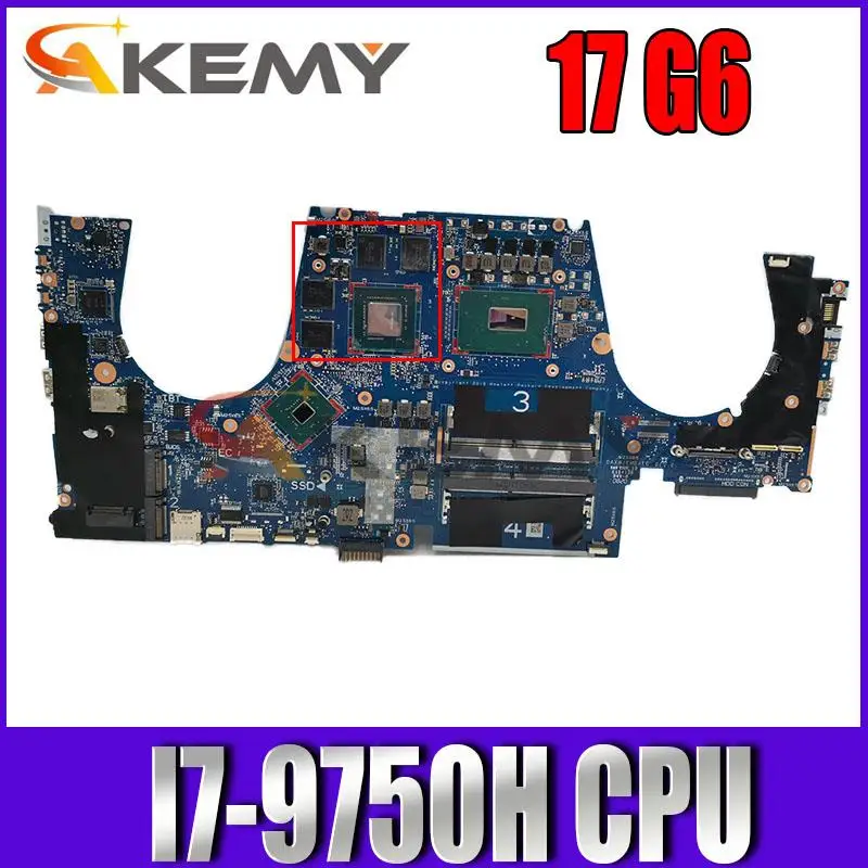 

For HP ZBOOK 17 G6 Laptop Motherboard DAXW2EMBAE0 XW2E With SRF6U I7-9750H CPU N19P-Q1-A1 GPU DDR4 100% Tested OK