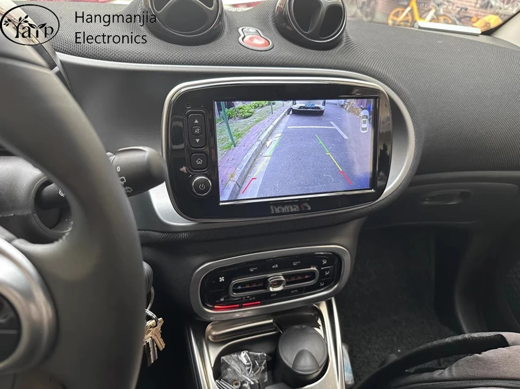 Фото Автомагнитола Android 15 с экраном 8 дюймов для Mercedes-Benz Smart 453 Fortwo 2014-2020: мультимедиа, навигация GPS, Android Auto, CarPlay №3