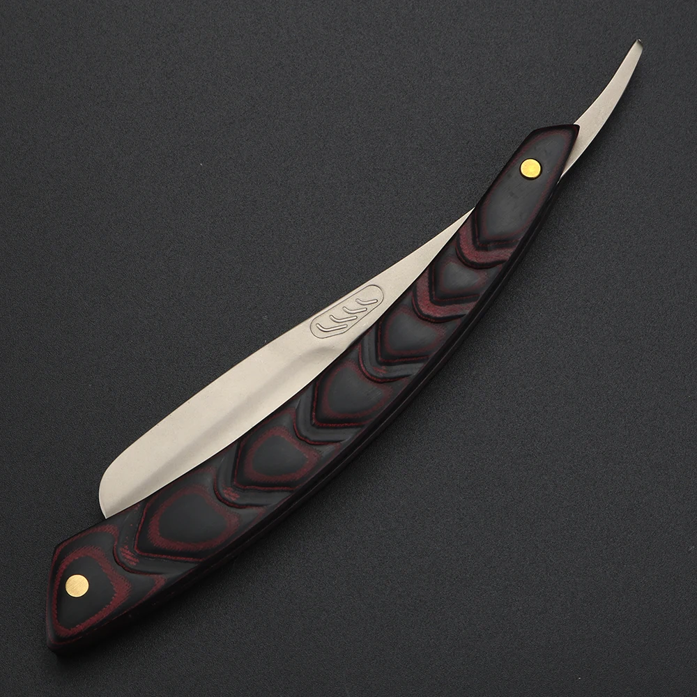 Деревянный триммер ручная бритва профессиональная с прямыми краями острый