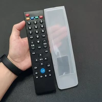 20x5x1 7cm soft silicone remote control cover case for tv transparent dustproof remote protective sheath sleeve storage bag