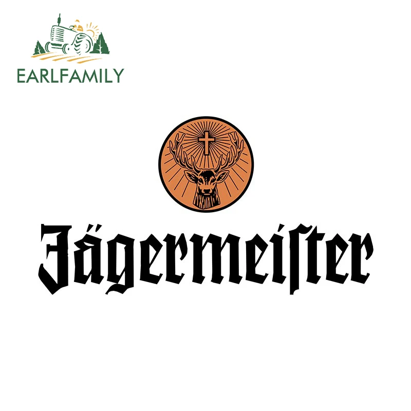 EARLFAMILY 13 см x 10 9 для Jaegermeister автомобильные наклейки водостойкие виниловые