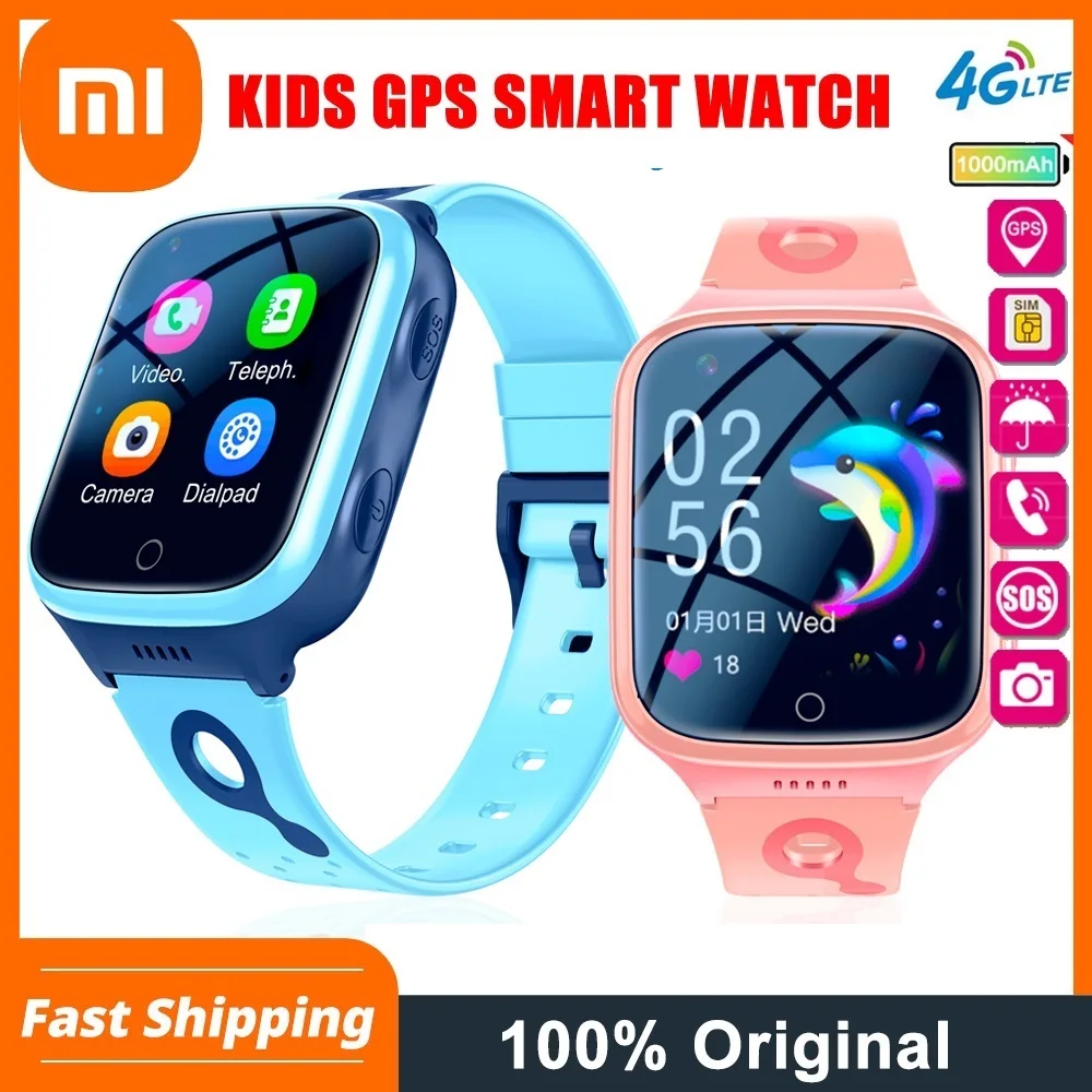 

Смарт-часы Xiaomi 4G Детские, IP67, GPS, Wi-Fi, GPS