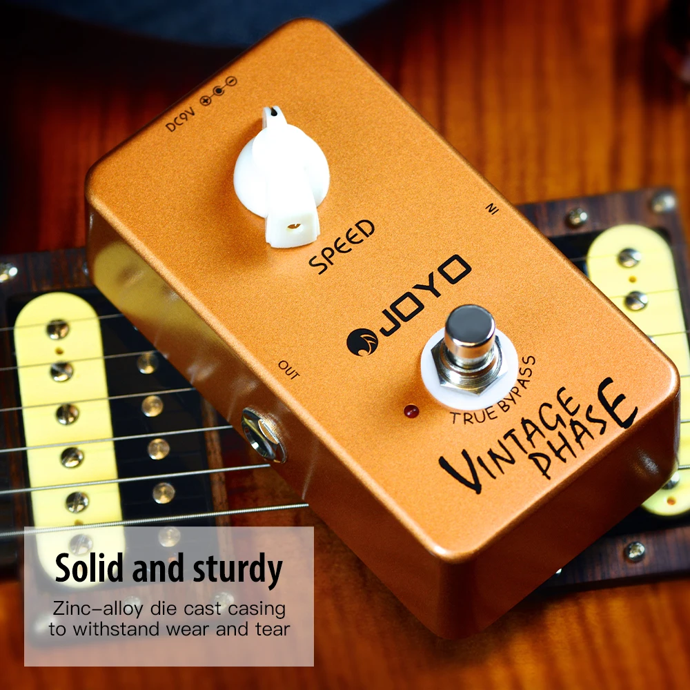JOYO-Vintage Phase Гитарная педаль классические фазовые звуки мини-эффектов 70-х годов True