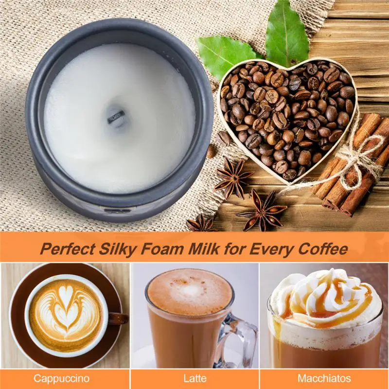 

Milk Foaming Machine Stainless Steel Hot Chocolate Automatic Cold And Hot Cappuccino Coffee Milk Heater Latte Warmer