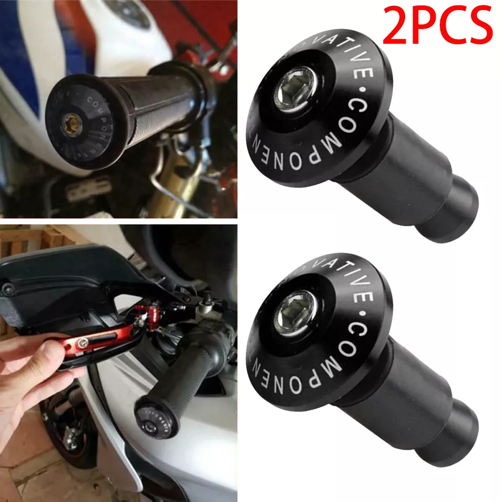 

2 Шт. Универсальные Металлические Ручки Для Руля Мотоцикла С Защитной Крышкой — Аксессуары Для Модификации Рулевого