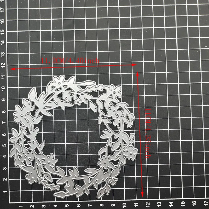 Металлические пресс-формы для рукоделия форма вырезания новые цветы венок