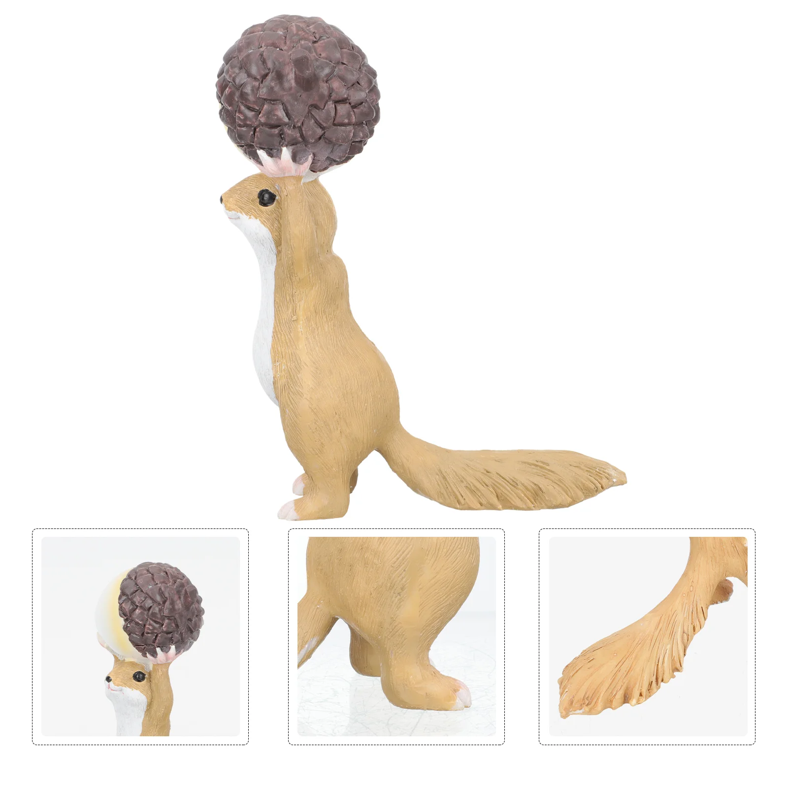

Adorable Resin Squirrel Decor Squirrel Adornment Resin Animal Decoration