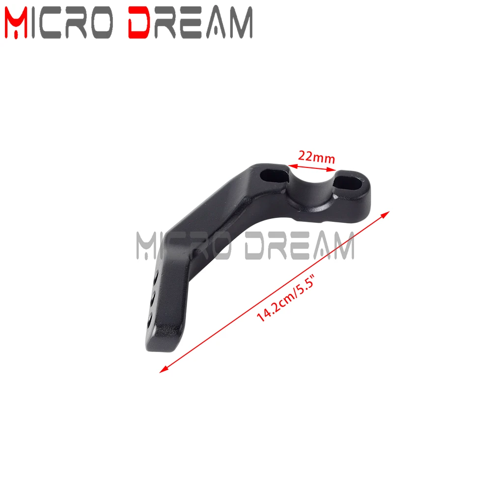 1 пара матовых черных алюминиевых зажимов для крепления на кронштейне